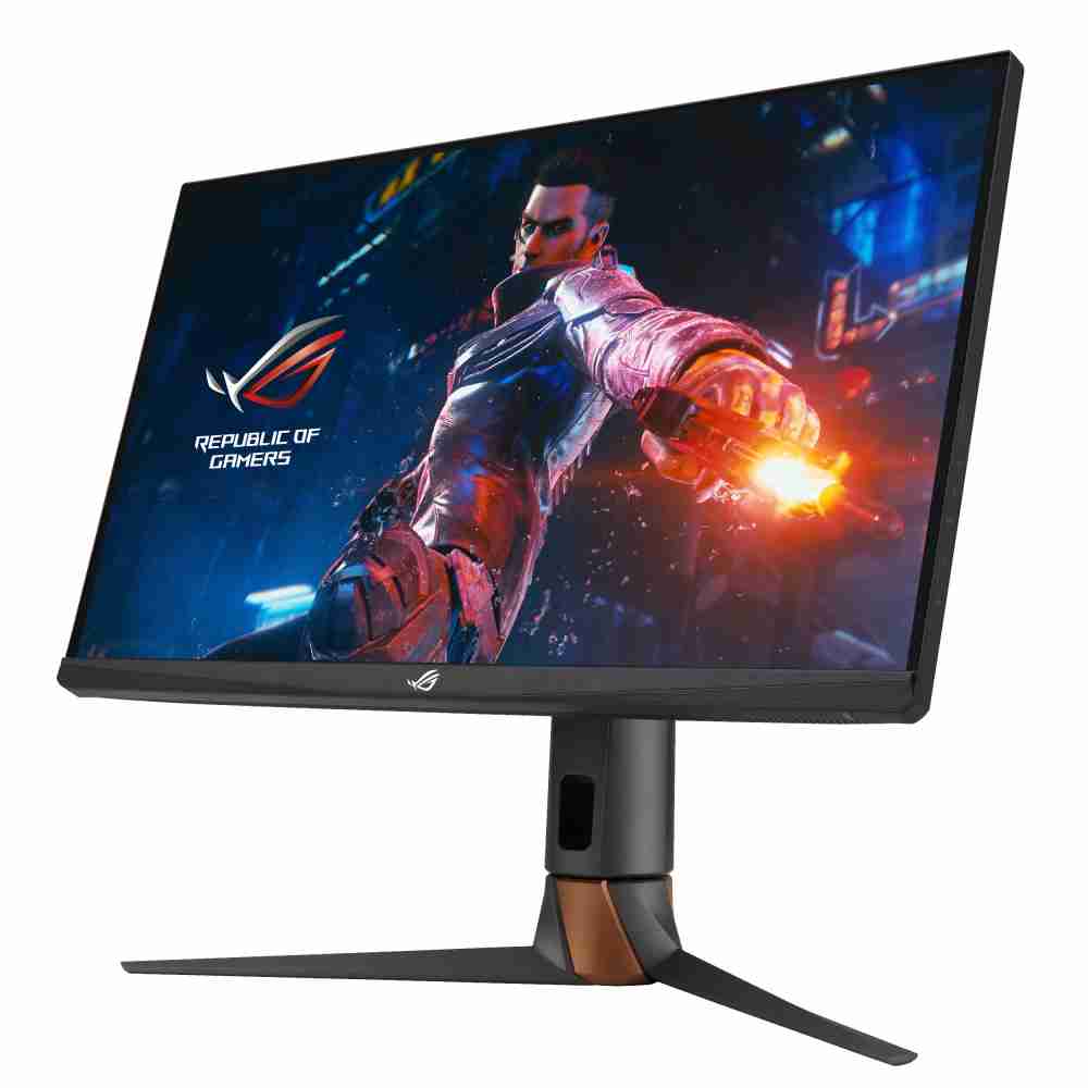 华硕ASUS ROG Swift 360Hz PG27AQN，，，采用财神娱乐全新可支持ULMB2技术的高阶电竞显示器，，，，为电竞玩家打造突破以往的急速游戏体验。。。（图片来源：ASUS提供）